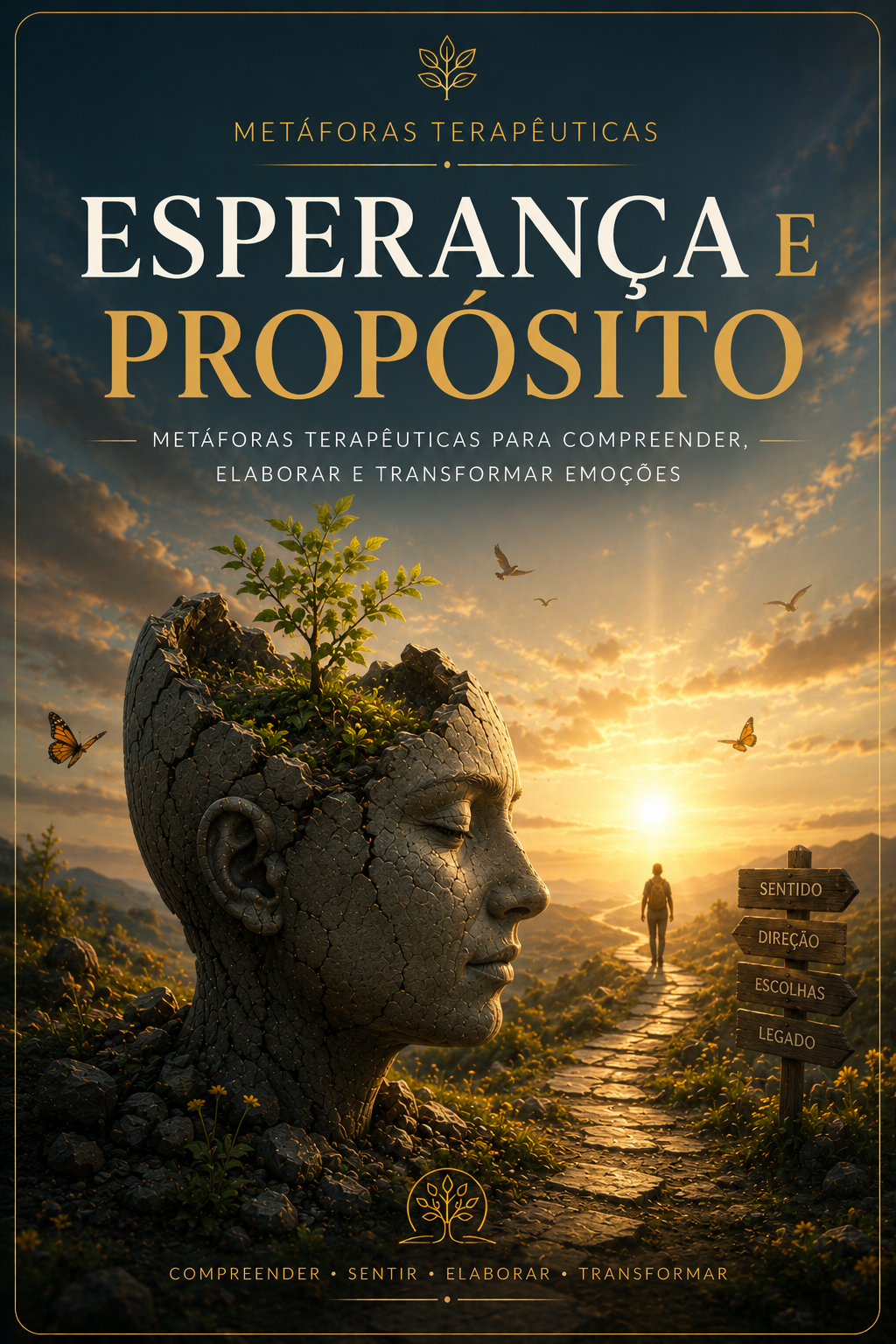 Metáfora terapêutica ilustrada: A Semente Silenciosa